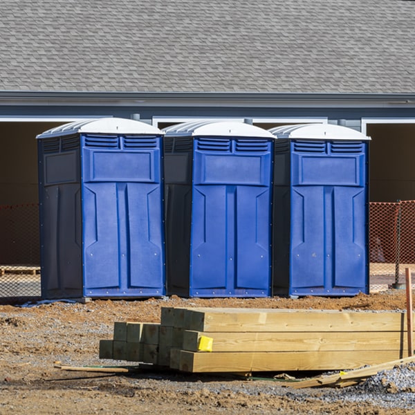 do you offer hand sanitizer dispensers inside the portable toilets in Swedesburg IA